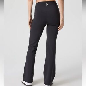 Vuori Black Boot-Cut High-Waist Performance Pants
